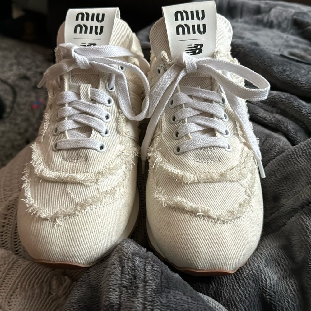 MuiMiu sneakers mixed with New Balance
